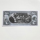 1865 Us  50 Provincetown Ma National Bank Currency Bill Note Reproduction Fr 442