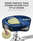      Donner Drum Throne Widen Motorcycle Style Stool 10cm Thicken Seat Pad Comfort