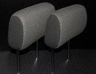 2009-2011 Suzuki Equator Rear Seat Headrest Left Right Back Head Rest Pair Grey