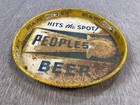 Vintage People s Beer Tray Hits The Spot Oshkosh  Wi Wisconsin Advertising