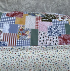 Nursery Crib Bedding Patchwork Baby Quilt Blanket Handmade Floral Gingham Check
