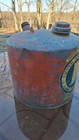 Vtg Indiana State Police Silver Anniversary Gas Can