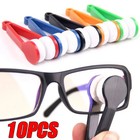 New Microfiber Glasses Cleaning Cloth Portable Eyeglass Lens Cleaner Kit - New