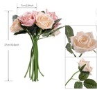Artificial Flowers Rose Bouquet For Wedding And Home Decor
