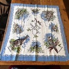 Vintage Australia Fauna Souvenir Cotton 30x34    Tablecloth