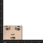 New Rubber Stamp  Pretty Art Face Woman  Lady media collage people eyes lips sm