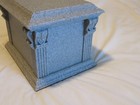 Granite Cambridge Tanzanite Cremation Corinthinan Style Urn