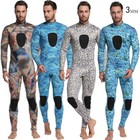 Neoprene Men 3mm Winter Wetsuit Camouflage Spearfishing Diving Snorkeling Suit