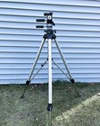 Vintage Manfrotto Bogen 3050 Tripod W 3047 Head   2 Quick Release Plates