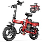 2000w 40mph Fast Folding Commuter Electric Bike 52v 25ah 80mi Long Range Ebike