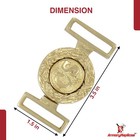 Civil War Confederate Officers Belt Buckle   Reproduction Uniform Costume Brass