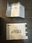 Canon 270ex Speedlite Flash For Canon Slr Cameras In Box Immaculate 
