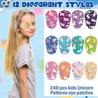Panelee 60 Pcs Adhesive Eye Patches For Kids Girls Unicorn Patterns Toddler Eye