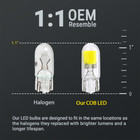 Syneticusa T10 194 168 Led White Bulbs Interior   License Plate Light Bright