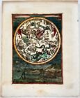 1719 Constellations  Celestial  Mallet  Hand Coloured  Astronomy  Map