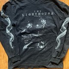 Gildan Heavy Cotton Black  the Lighthouse  Graphic Long Sleeve T-shirt Size M