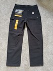 Vintage Carhartt B01 Blk 33x30 Nwt Black Work Pants Grunge