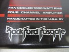 Rockford Fosgate Power 1000 Mosfet Fan Cooled Four Channel Amplifier Amp   jtm