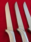 Lot Of 4 Vintage Gerber Legendary Blades Miming Carver Steak Knives Stainless