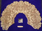 Antique Handmade Lace Wedding Collar 1904 30  X 10  Miss Annie Read Description