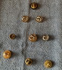Lot Of 9 Pins pinbacks   Some Years Of Service seafirst sears rotary kiwanis etc