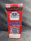 Bud Light  Beer Bottle Table Lighter Refillable  New In Damaged Box  J1689