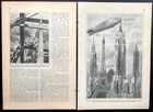 Empire State Building 1930 Construction Pictorial    man   s Mightiest Monument   