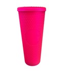 2021 Starbucks Studded Hot Pink Tumbler Cup 24 Oz Limited Edition