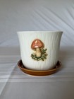 Vintage Sears Merry Mushroom 1976 Planter Flower Pot Marked  Rare