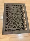     antique 1900s Heavy Cast Iron Floor wall Register Heat Grate   Vent detroit