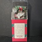 Enesco Christmas Ornament Almost Time For Santa Vtg 1994 Wristwatch Mouse 599093