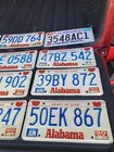 License Plates Lot  Alabama Year 90s Total Of 16  All For One Price  