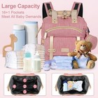 Diaper Bag Backpack Baby Bag waterproof Multi Function Baby Backpack  Bag With U