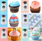 12pcs Large Piping Tips Set  Stainless Steel Frosting Tips With Reusable Pastry 