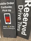 Mcdonald   s Mobile Pick Up Signs 47 X14 Inches Collectible Merchandise
