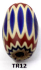 Super Barrel Antique Venetian Chevron Trade Bead African Tr12 Bg 4 Murano