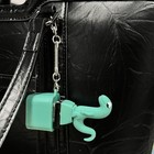 Lizard Keychain Sound Button Fun Rechargeable Stress Relief Keychain With Light