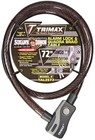 Trimax Alarm Cable Lock Motorcycle Atv utv Street Bike Dirt Bike Snowmobile Pwc