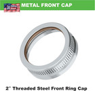 Albion Engineering Company 421-g01 2  Threaded Steel Front Ring Cap For Plastic