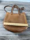 Madewell The Zip Top Transport Crossbody Tote Brown Leather