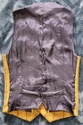 Mens Size S 36  Chest Suited Breitling Watch Branded Tweed Waistcoat