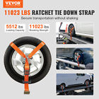 Vevor Car Tie Down Straps With Flat Hook Tire Strap For Car Trailer Hauler 4 Pcs