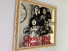 Vintage 1980   s Cheap Trick Vintage Fair Carnival Prize Mirror 12    X 12   