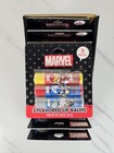 12 X Marvel Comic Book Themed 3-pack Variety Flavored Lip Balm New   Display Box
