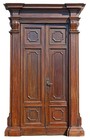 Antique Surround   Doors  3  Italian Renaiss  Style Walnut  Architectural 1800s 