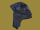 Leather Aviator Helmet Cap Wwii German Black New Reproduction