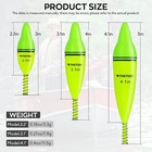 4pcs Lighted Fishing Bobbers Fishing Floats And Bobbers Night Fishing Light Up