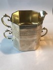 Rare Sterling Silver Stacking Sugar And Creamer Antique