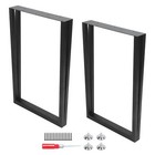 2pcs Heavy Duty Industrial Style Metal Table Desk Legs 28inch Dinning Table Legs