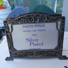 Vintage Godinger Silver Plated 3 X 5 Photo Frame Baroque Ornate Luxury